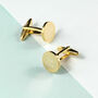 Monogrammed Round Cufflinks, thumbnail 11 of 12