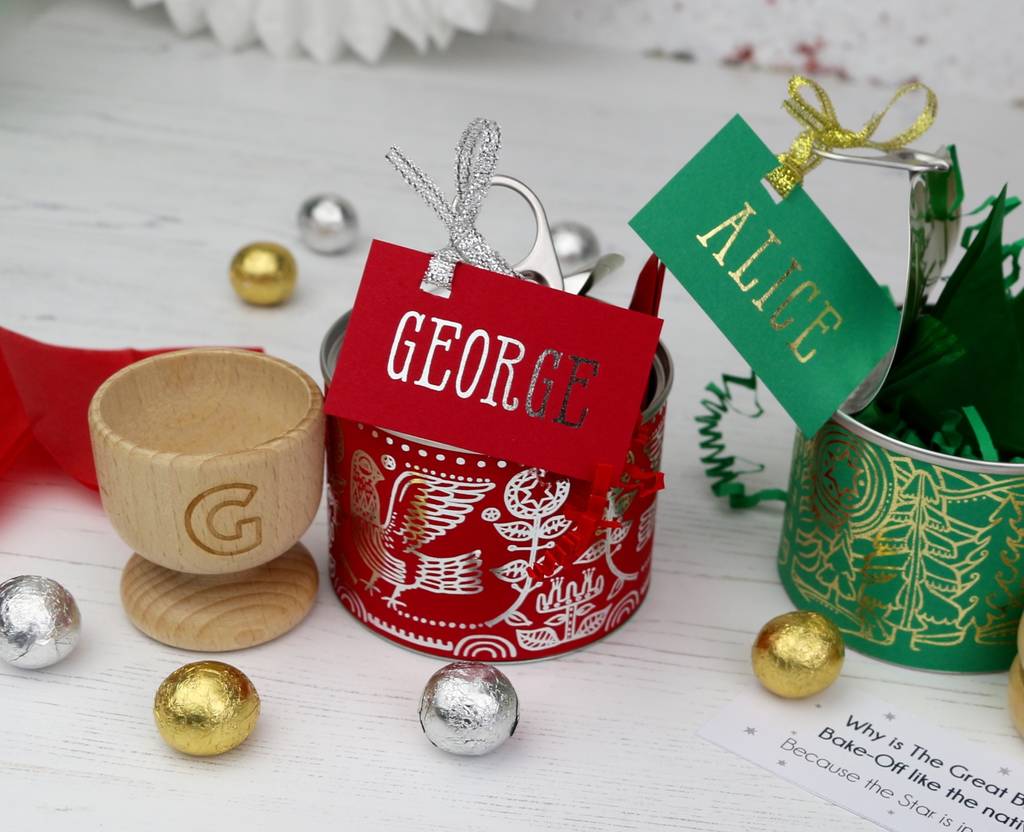 alternative red scandi design christmas cracker tin by alternative red scandi design christmas cracker tin by