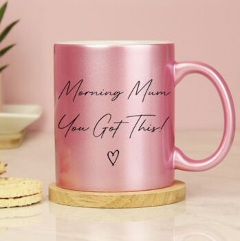Personalised Mother's Day Pink Glitter Ceramic Mug, 12 of 12
