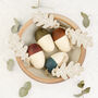 Set Of Personalised Hollow Wooden Acorn Decorations, thumbnail 6 of 6