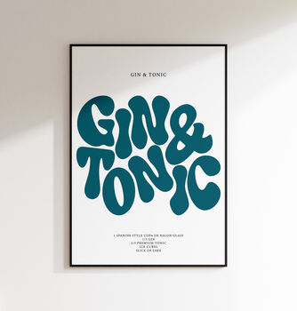 Gin And Tonic Print, 8 of 9
