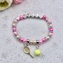 Personalised Tennis Charm Bracelet, thumbnail 1 of 10