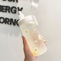 Daisy Water Bottle With Straw Sports Lid, thumbnail 3 of 7