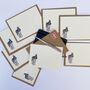 'Zebra Crossing' Correspondence Cards Set Of Eight, thumbnail 5 of 6
