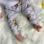 'Highland Cow' Country Pattern Baby Leggings, thumbnail 2 of 4