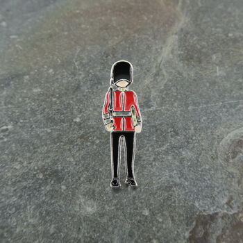 British Guardsman Soldier Lapel Pin Brooch, 2 of 2