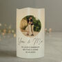 Personalised Wedding Photo Upload LED Candle, thumbnail 2 of 4