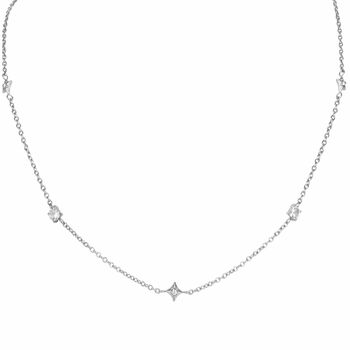 Dainty Personalised Silver Cosmic Star Necklace, 10 of 11