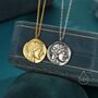 Sterling Silver Greek Coin Pendant Necklace, thumbnail 2 of 12