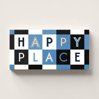 Happy Place Sign Personalised Print Gift, 4 of 10