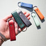 Personalised Leather Colour Keyrings, thumbnail 1 of 10