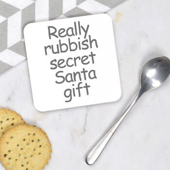 Rubbish Secret Santa Coaster, 2 of 4