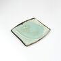 L Shaped Serving Platter, Dining Plate Curved Porcelain, thumbnail 4 of 10