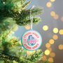 'Strong Women Empower Strong Women' Christmas Bauble, thumbnail 3 of 5