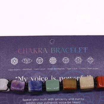 Chakra String Bracelet Tumble Stones, 2 of 2