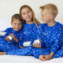 Children's Personalised Christmas Snowflake Pyjamas, thumbnail 1 of 10