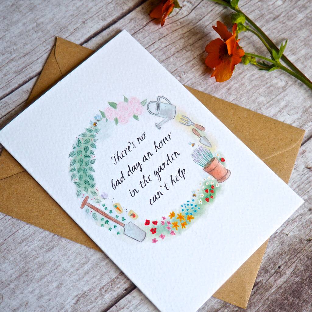 Set Of Three Gardening Themed Cards By arbee | notonthehighstreet.com