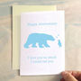 Personalised Anniversary Bear Anniversary Card, thumbnail 1 of 7