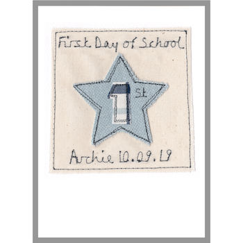 Personalised Star 1st Birthday Card For Boys, 7 of 12