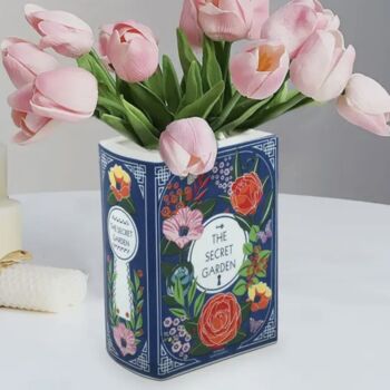 Porcelain Book Vase The Secret Garden, 3 of 3