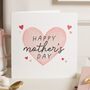 Mothers Day Card With Heart For Mum Or Grandma, thumbnail 1 of 7