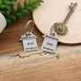 Housewarming Gift Personalised First Home House Keyring, thumbnail 9 of 10