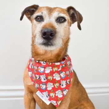 Christmas Characters Festive Dog Bandana, 3 of 7