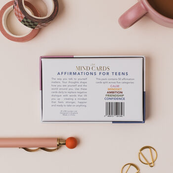 Mind Cards: Affirmations For Teens | 50 Cards For Confidence, Motivation And Emotional Wellbeing Simple Daily Prompts For A Positive Mindset, 2 of 7