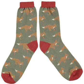 Lambswool Ankle Socks For Men : Animals, 7 of 7