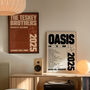 Personalised Gig Poster – Setlist, Date And Venue Print, thumbnail 1 of 9
