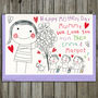 Colouring In Personalised Mother's Day Card, thumbnail 6 of 11