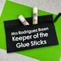 Keeper Of The Glue Sticks Teacher Pencil Case, thumbnail 1 of 3