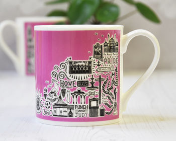 Brighton Illustrated Colourful Mug, 4 of 10