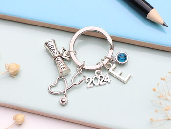 Personalized Medical Graduation Keyring Medical Student Gift, 3 of 10