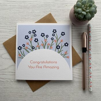 Congratulations You Are Amazing Card, 2 of 3