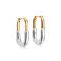 Two Tone U Hoops, thumbnail 1 of 2