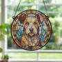 Lakeland Terrier Stained Glass Effect Suncatcher, thumbnail 5 of 5