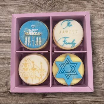 Personalised Hanukkah Chocolate Coated Oreo Gift, 2 of 12