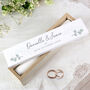 Personalised Botanical Wedding Certificate Holder, thumbnail 1 of 5