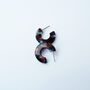 Coral Mini Hoop Earrings, thumbnail 5 of 6