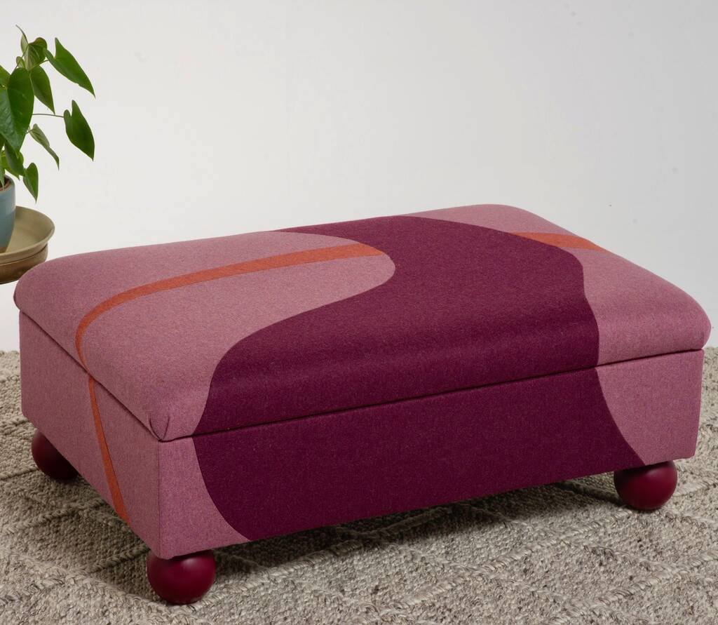 Bespoke Fabric Storage Footstool, 1 of 12