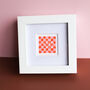 Love You Mum Checkerboard Mini Art Print, thumbnail 5 of 11