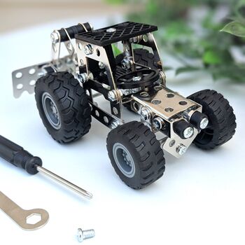 Make Your Own Tractor Mini Metal Construction Set, 2 of 8