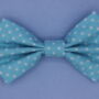 Baby Blue Polkadot Dog Bow Tie, thumbnail 6 of 6