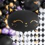 Black Cat Halloween Foil Balloon, thumbnail 2 of 3