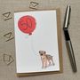 Personalised Border Terrier Birthday Card, thumbnail 2 of 6