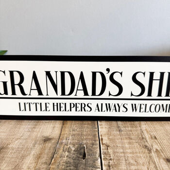 Personalised Shed Road Sign, 4 of 5