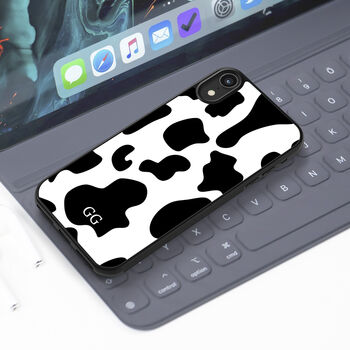 iPhone Case Cow Print Personalised 12 13 14 15 Se, 2 of 2