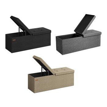 Foldable Storage Bench With High Load Capacity, 9 of 9