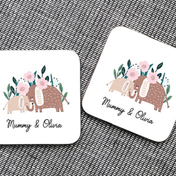 Mummy And Me Personalised Coasters, 2 of 2